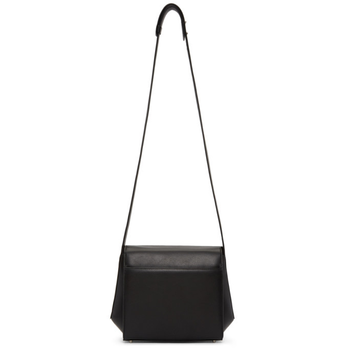 Tsatsas Black Leather Turin Shoulder Bag