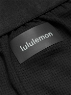 Lululemon - Lift Tapered Panelled Jersey and Recycled-Mesh Sweatpants - Black