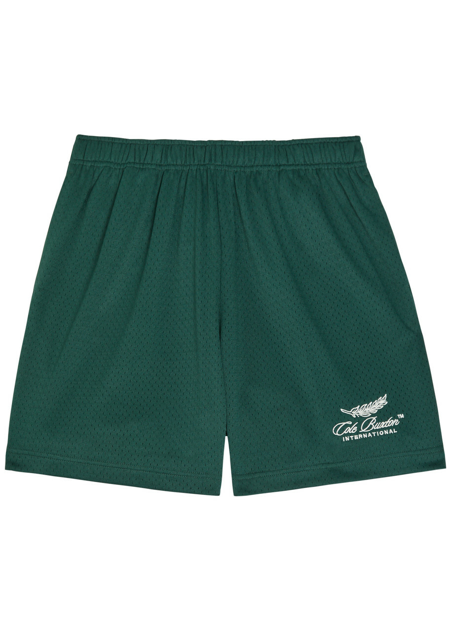 Cole Buxton International Perforated Jersey Shorts Green