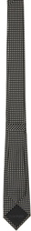 TOM FORD Black Silk Jacquard Tie