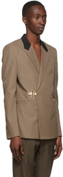 Givenchy Brown U-Lock Blazer