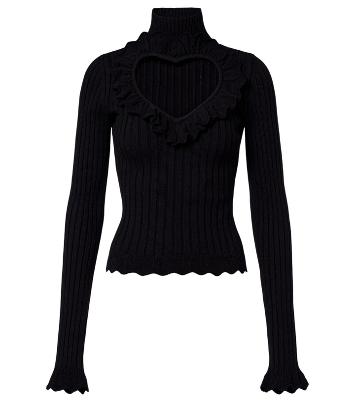 Photo: Balenciaga Heart cotton-blend top