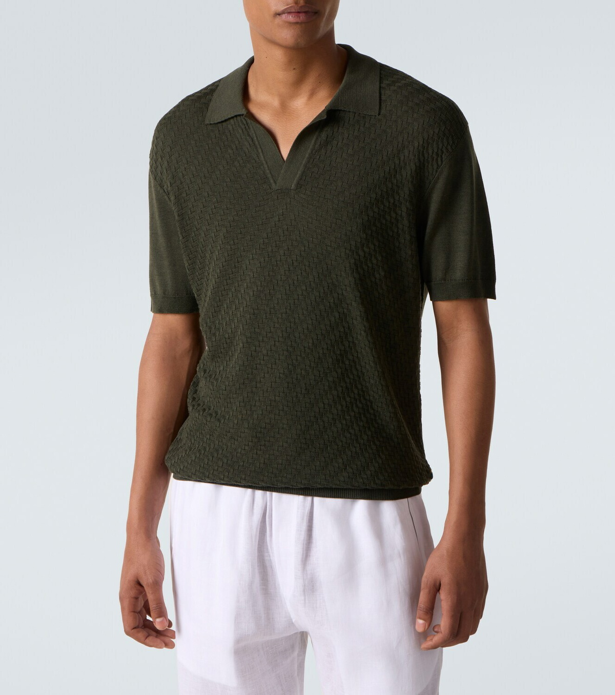 Orlebar Brown Horton silk and cotton polo shirt