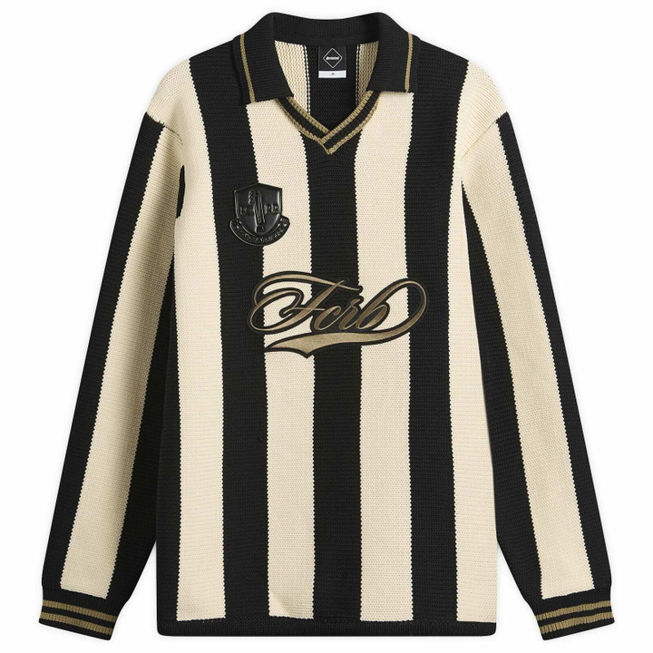 Photo: F.C. Real Bristol Men's Stripe Knit Football Shirt in Black