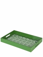 DOLCE & GABBANA Maiolica Verde Wooden Tray