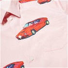 Versace x Andy Dixon Short Sleeve All Over Print Cars Shirt