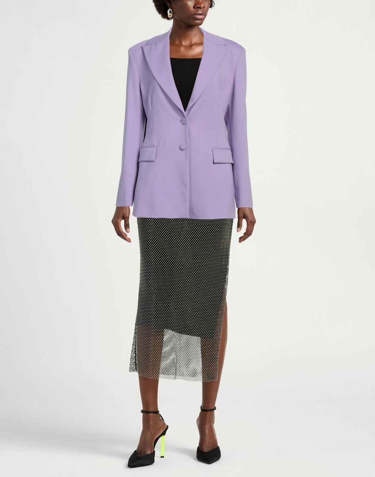 Manila Grace Womens Blazer Lilac