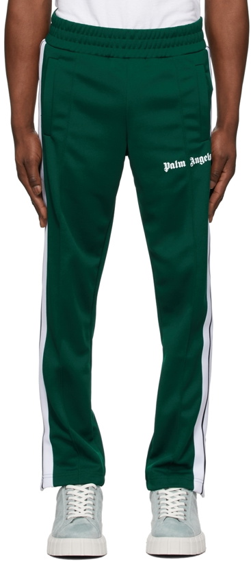 Photo: Palm Angels Green Logo Lounge Pants