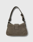 Misbhv Cracked Leather Small Shoulder Bag Brown - Womens - Bags