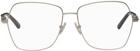 Balenciaga Silver Matte Glasses