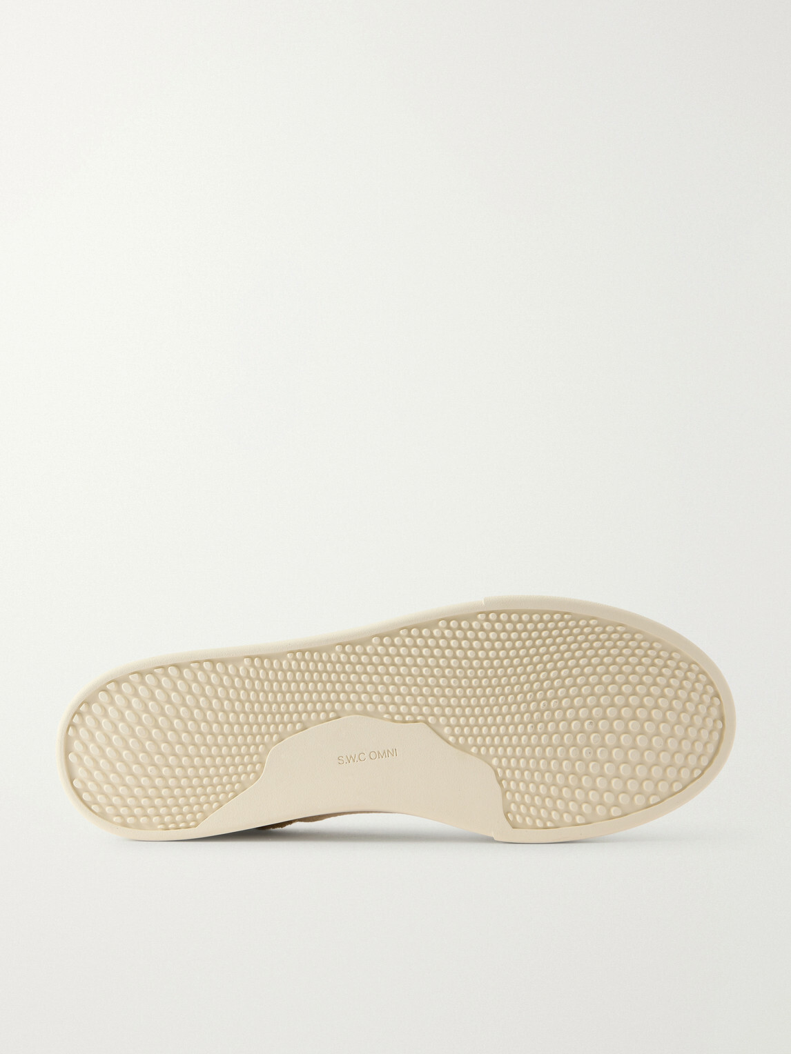 Omni - Dellow Suede-Trimmed Distressed Drill Sneakers - Neutrals