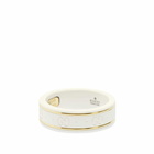 Gucci Men's Icon Band Ring in 18Kt Yellow Gold/Zirconia