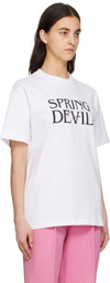 Soulland White 'Spring Devil' T-Shirt