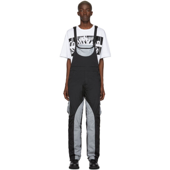 Photo: Colmar A.G.E. by Shayne Oliver Black and Silver Colorblocked Unisex Jumpsuit