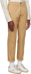 Golden Goose Beige Straight Trousers