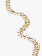 Adina Reyter 14K Yellow Gold Stack Baguette Half Riviera Diamond Necklace