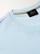 Brioni - Cotton-Jersey T-Shirt - Blue