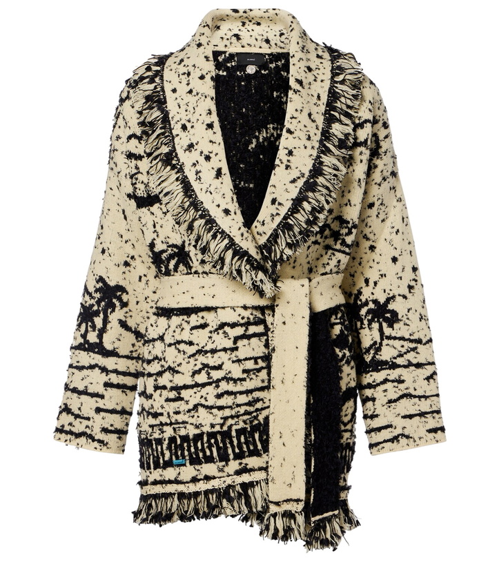 Photo: Alanui Ocean Whispers fringed wool-blend cardigan