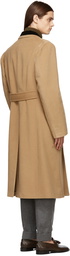 Maison Margiela Beige Camel Wool Coat