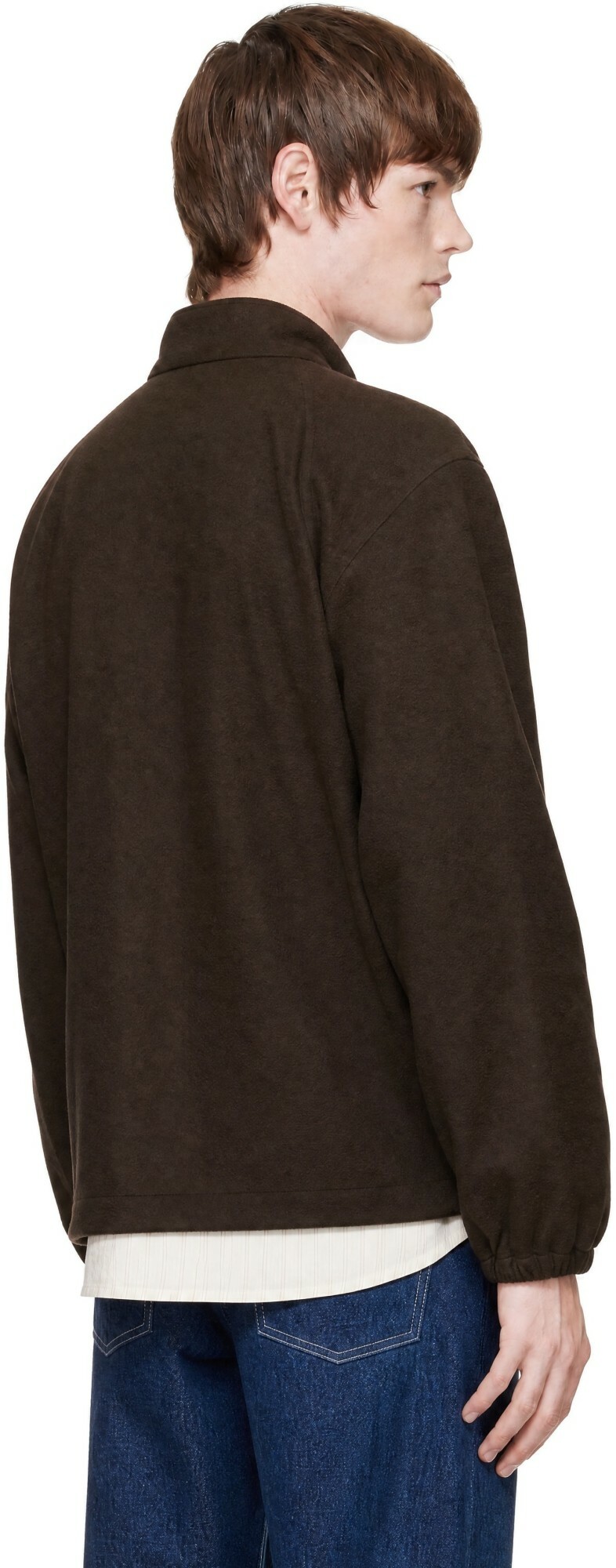 colbo Brown Half Zip Sweater