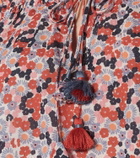 Poupette St Barth Clara floral cotton blouse