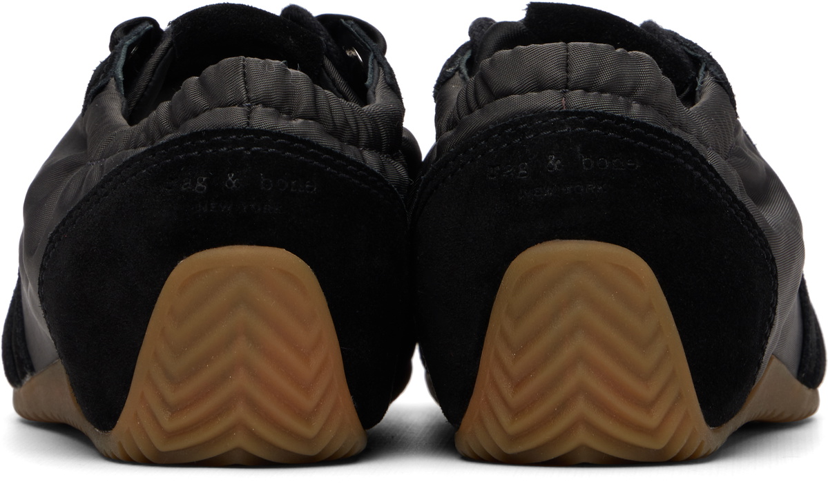 rag & bone Black Emilee Ballet Runner Sneakers