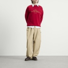 Drôle de Monsieur Men's Drole De Monsieur The Best Club Script Logo Sweatshirt in Red