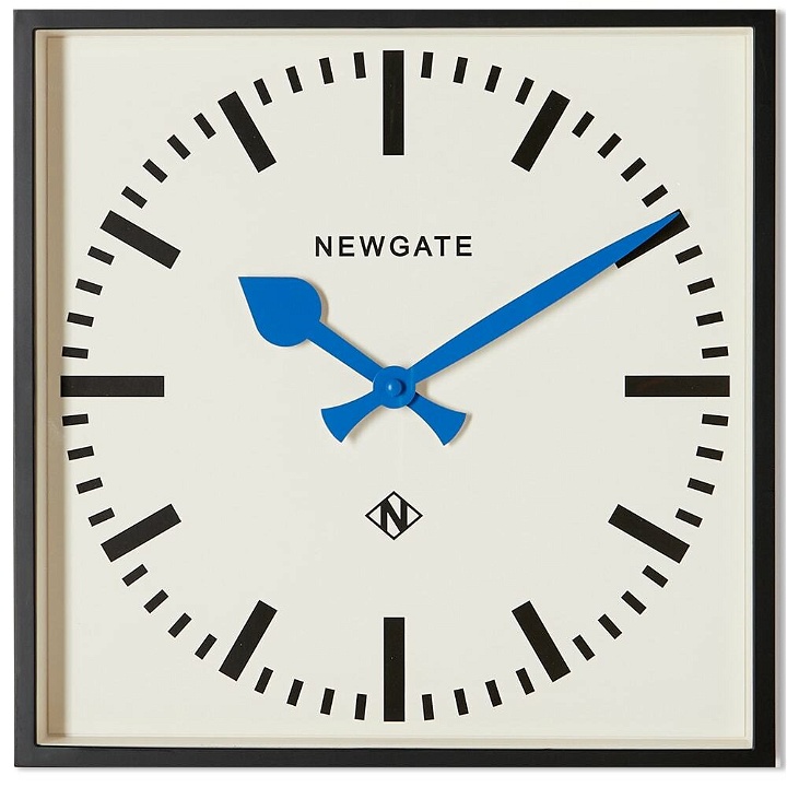 Photo: Newgate Clocks Number Five Railway Wall Clock in Blue