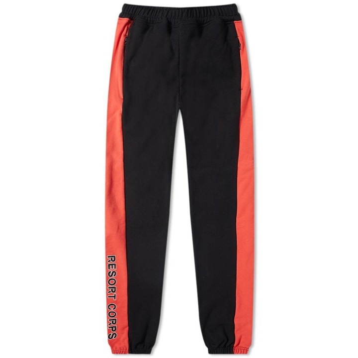 Photo: Resort Corps Athletic Sweat Pant Black & Red