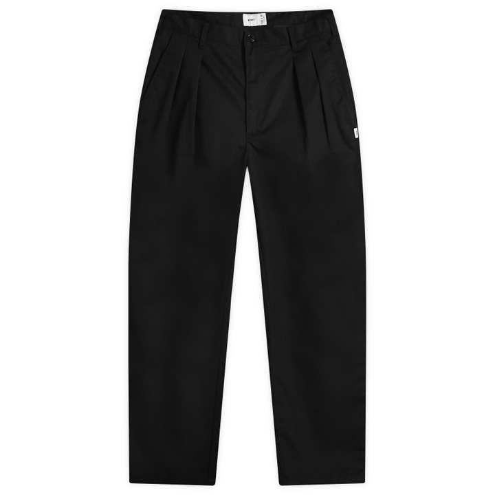 WTAPS - Tuck 02 Tapered Pleated Cotton-Corduroy Trousers - Brown WTAPS