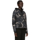 Canada Goose Black Black Label Down Camo Brookvale Hoodie