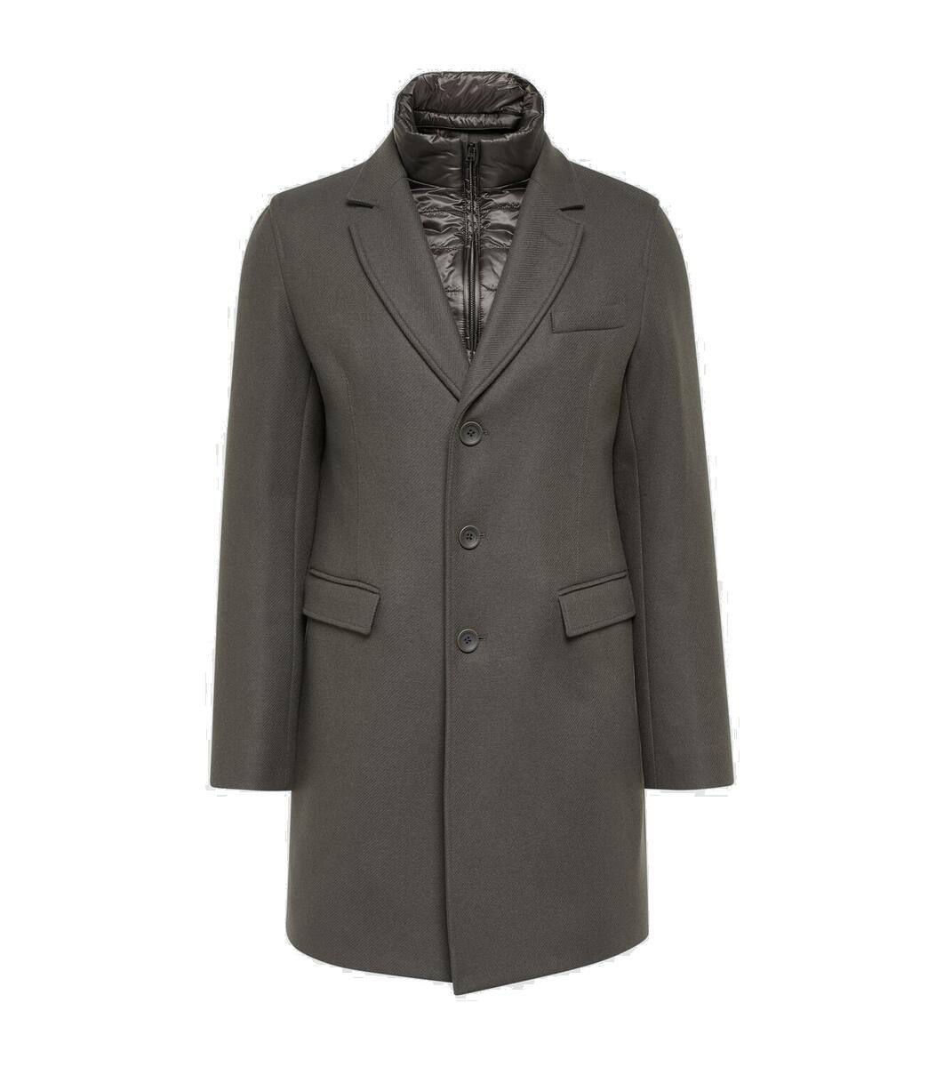 【送料&関税込】Herno Padded Wool-blend Coat Herno Padded Wool-blend Coat | italist