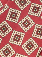 Drake's - 7cm Jumbled Medallion Printed Silk-Habotai Tie