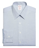 Brooks Brothers Men's Madison Relaxed-Fit Dress Shirt, Forward Point Collar | Blue