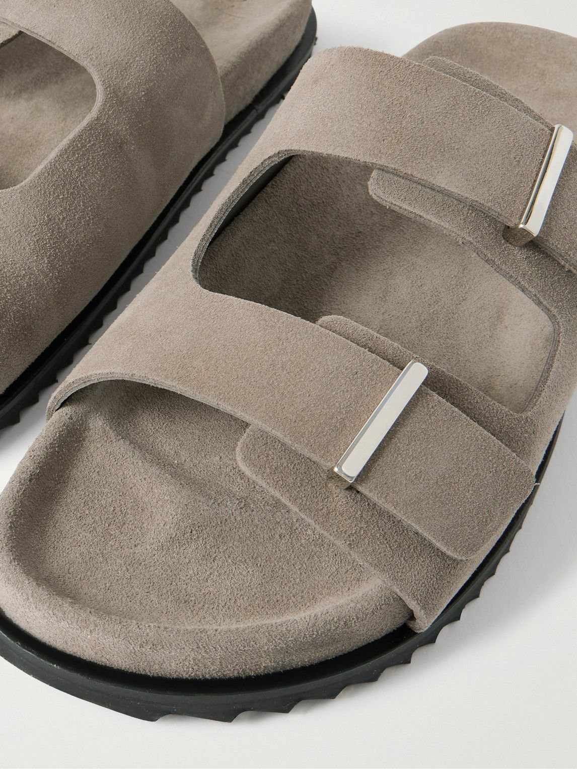Mr P. - Suede Sandals - Neutrals