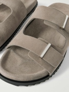 Mr P. - Suede Sandals - Neutrals