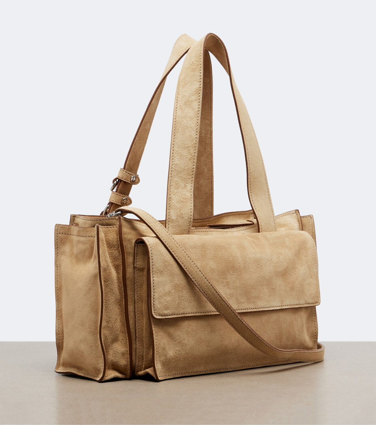 Miu Miu Utilitaire suede shoulder bag