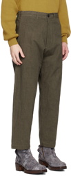 Jan-Jan Van Essche Khaki O-Project Elasticized Trousers