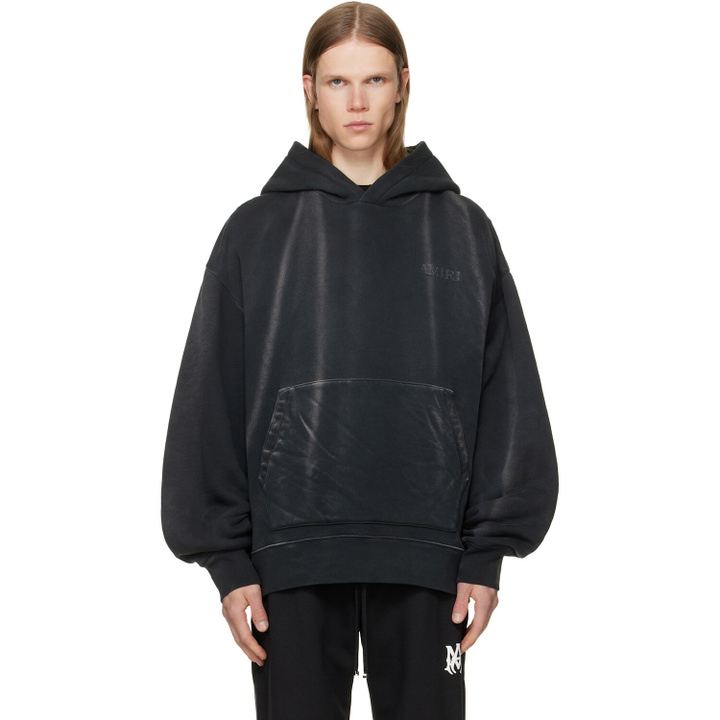 Photo: AMIRI Black 'Vintage AMIRI Oversized' Hoodie