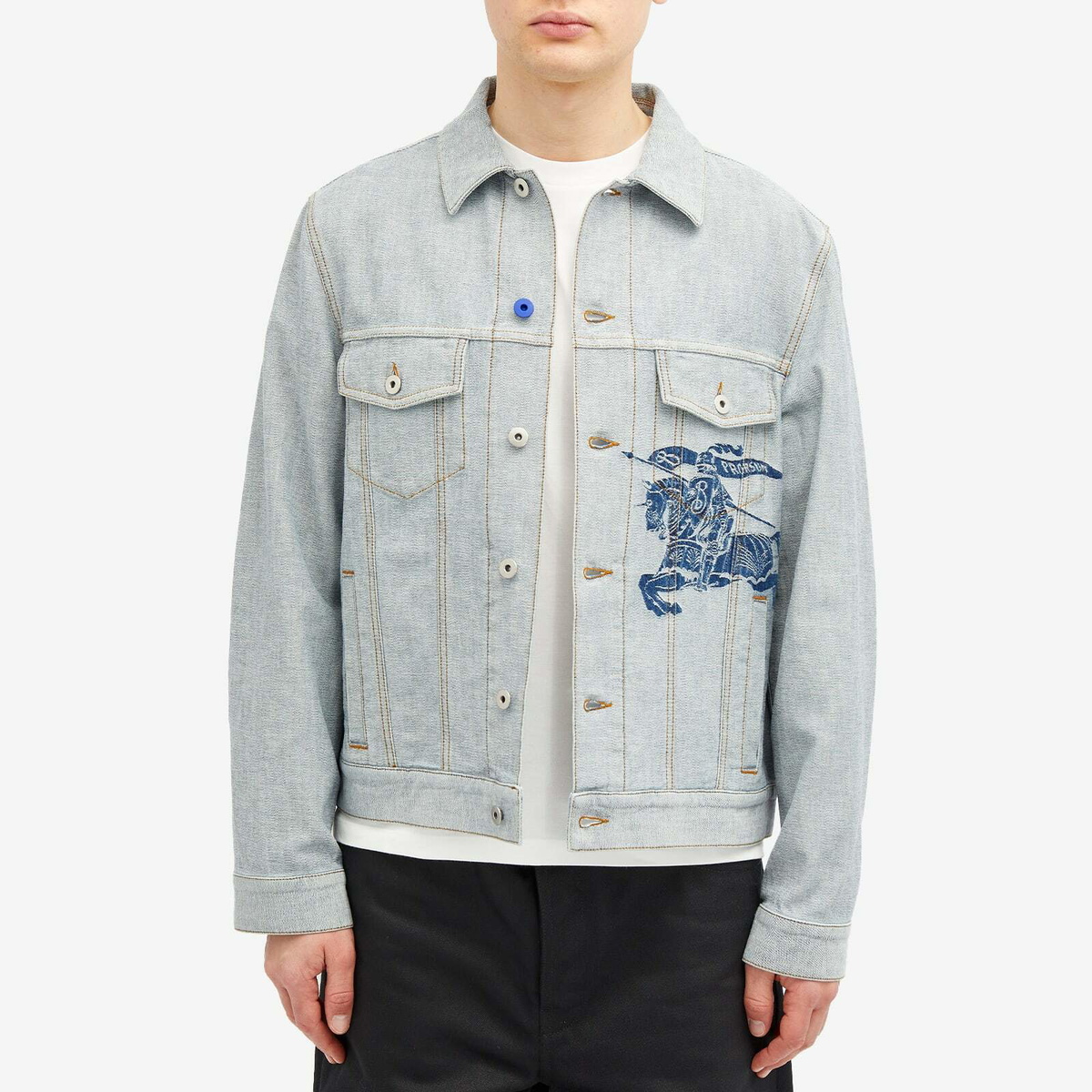 Burberry denim jacket mens hotsell