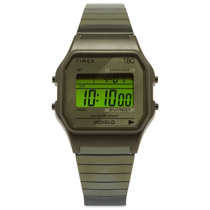 Photo: Timex 80 Digital Watch in Olive