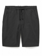 OrSlow - Straight-Leg Cotton-Ripstop Drawstring Shorts - Black