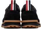 Thom Browne Black Tech Nylon Alumni Sneakers