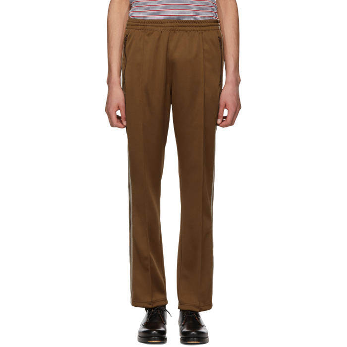 Needles Brown Narrow Track Pants