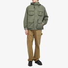 Uniform Bridge Men's Pocket Mountain Parka Jacket in Sage Green