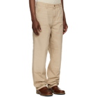 Carhartt Work In Progress Beige Double Knee Trousers