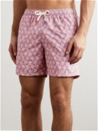 Altea - Straight-Leg Mid-Length Floral-Print Swim Shorts - Pink