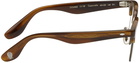 Brunello Cucinelli Brown Capannelle Glasses