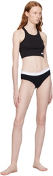 Alexander Wang Black Flocked Briefs