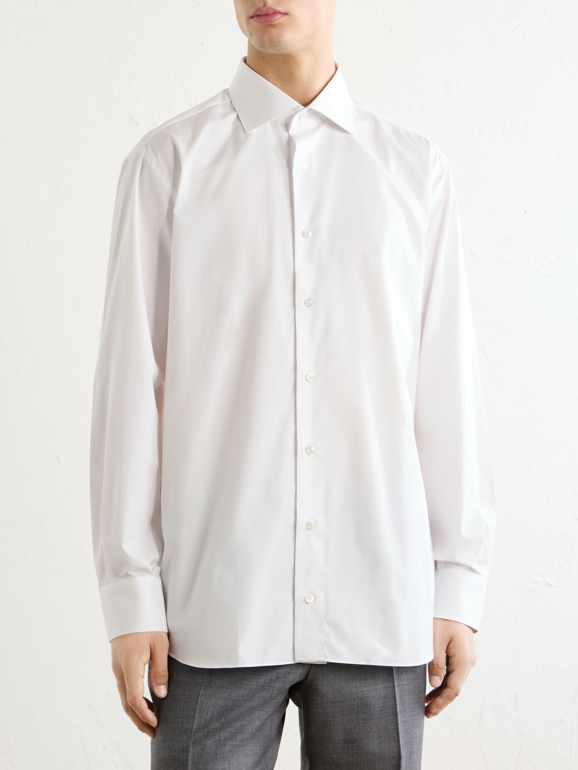 Brioni - Cotton Shirt - White